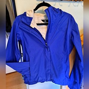 The North Face Cobalt Royal Blue Zip Front Rain Jacket 🌧 💙